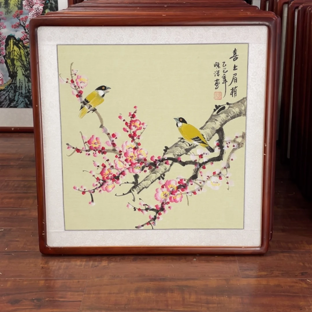 国画带框尺寸63*63厘米