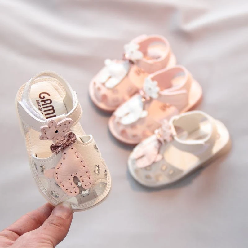 宝贝凉鞋女童公主鞋1岁2025夏季新款婴儿凉鞋软底防滑学步学步鞋