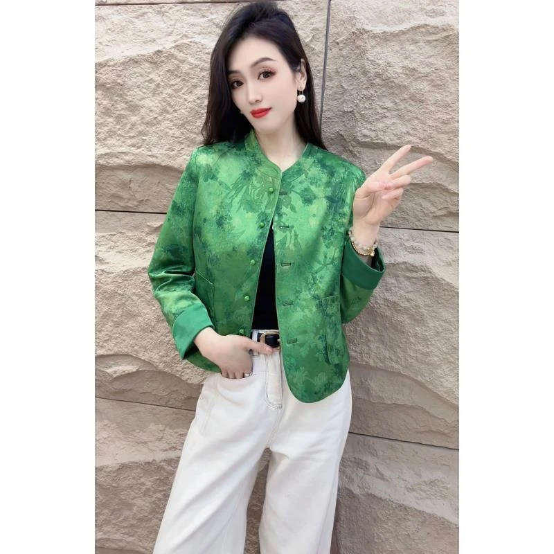 【新中式】2025春季新款时尚休闲旅游新国风穿搭上衣外套