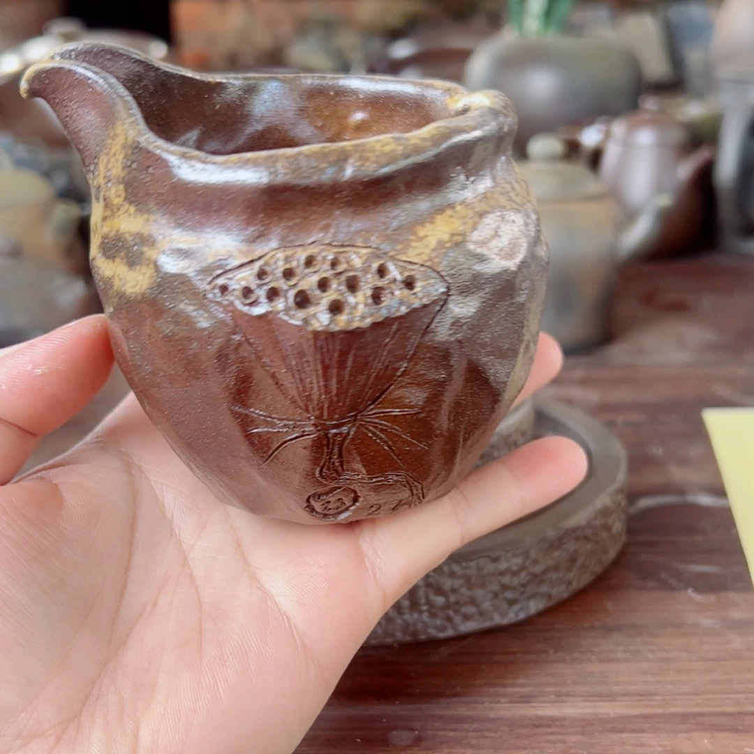 Z***L坭兴陶贵台龙窑柴烧茶器A146
