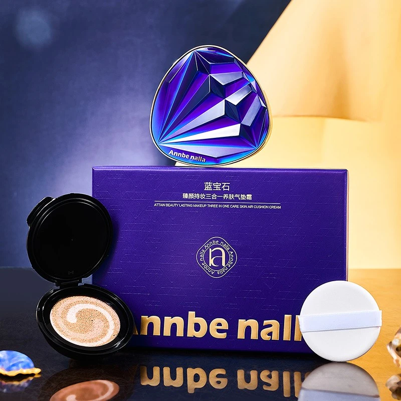 【桃总专属】蓝宝石四合一养肤气垫霜蓝宝石气垫轻薄活力润肤肤感