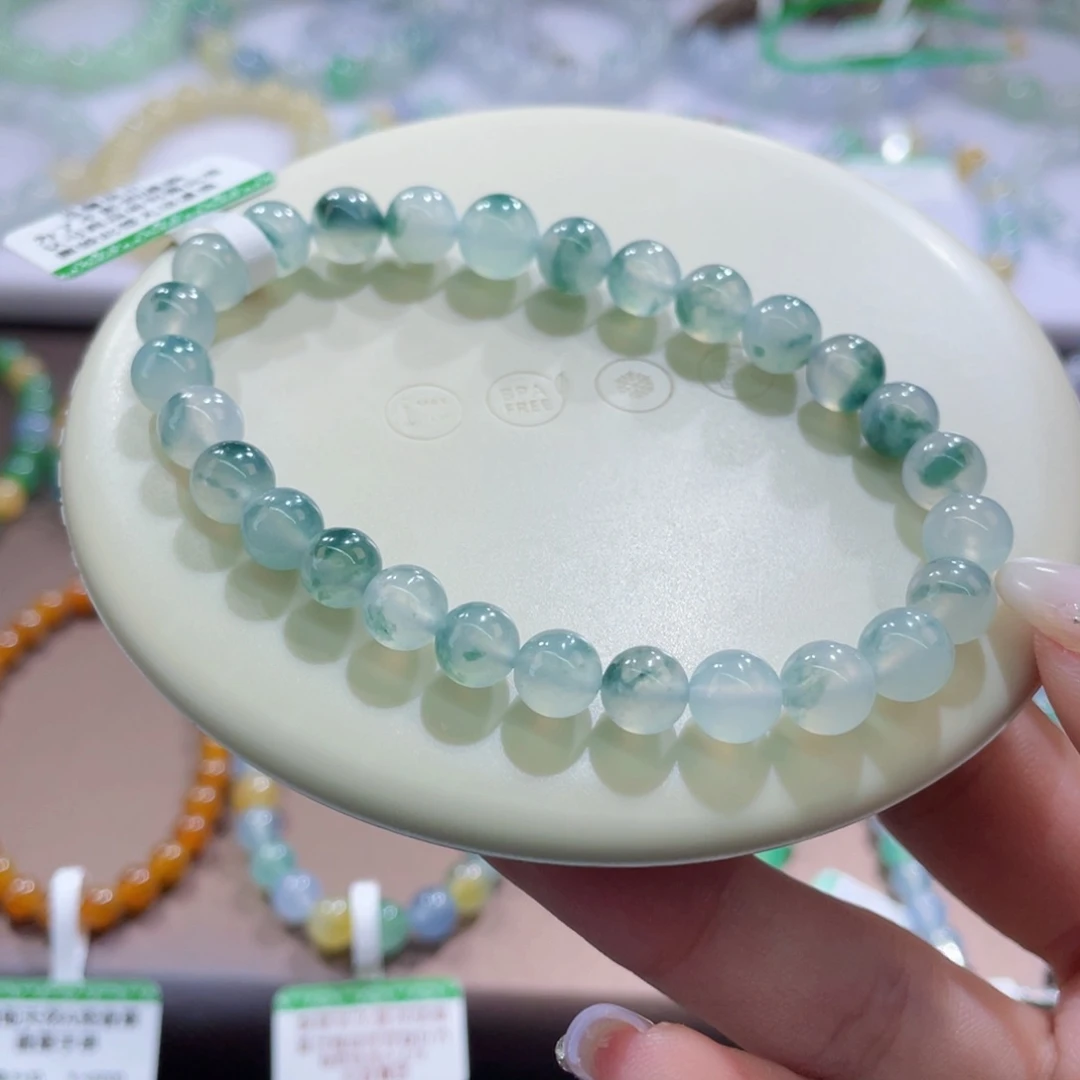 未镶嵌手链翡翠卡6.4-7.9