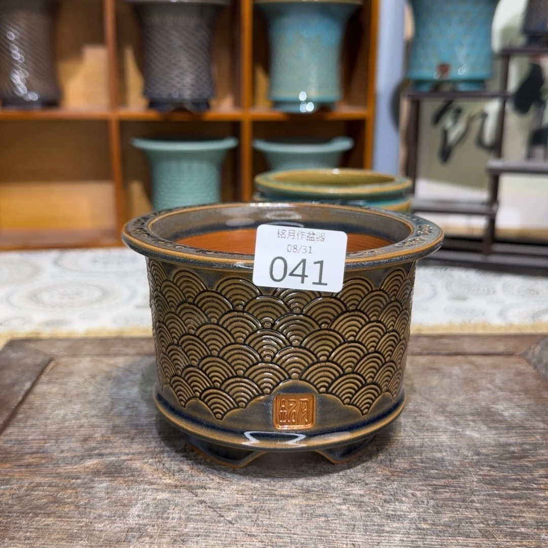 喵***喵手工花盆 041内口10.5 cm