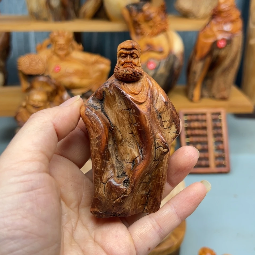 髙***兴柏木崖柏木摆件手把件，