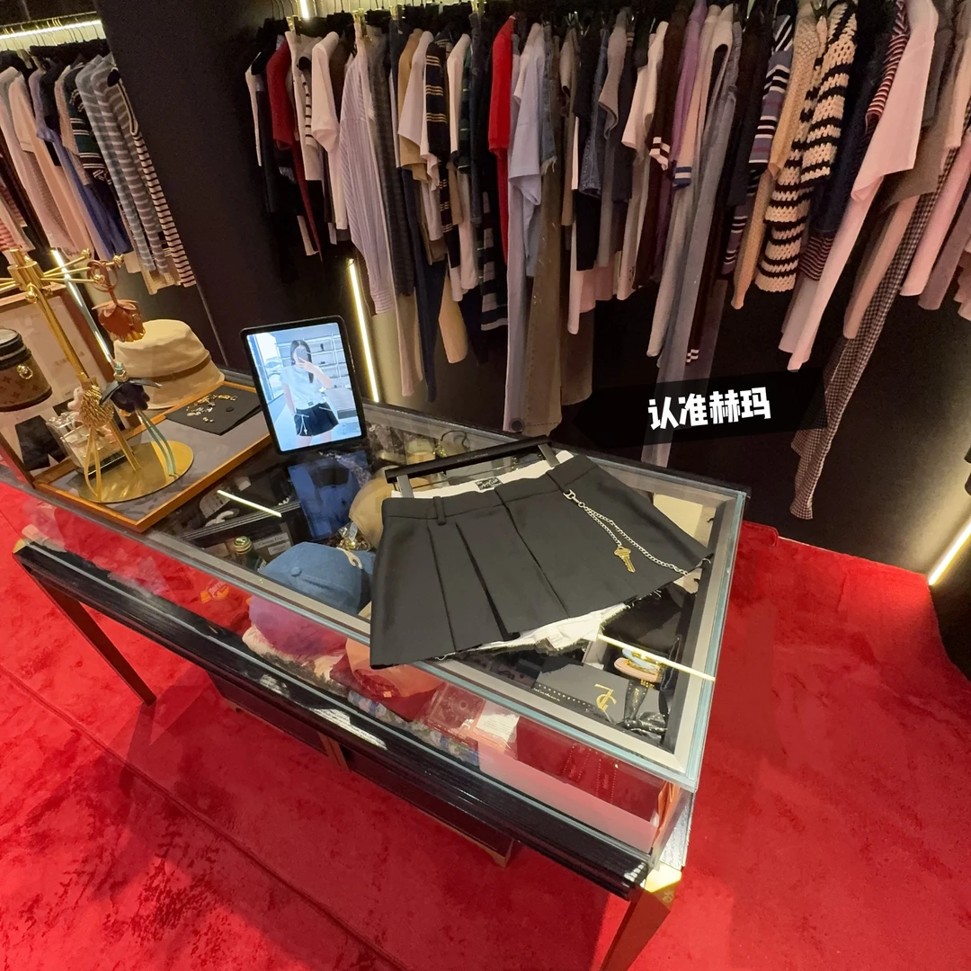 认准赫玛 FW25 现现Wa钥匙链条挂饰早秋双腰裙裤#99原#1514上新