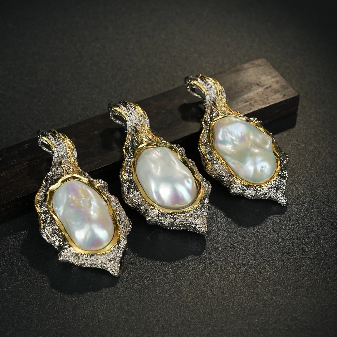 R*异形珍珠吊坠@YMG05021531@送@YMG05121598@多样性发其一