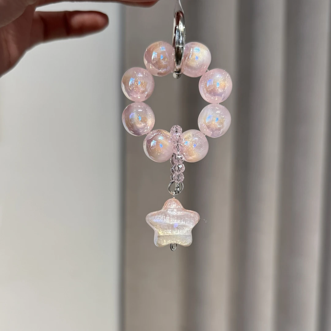 清川小手捻diy 挂件1.2厘米卡12珠子手捻油画星星提溜