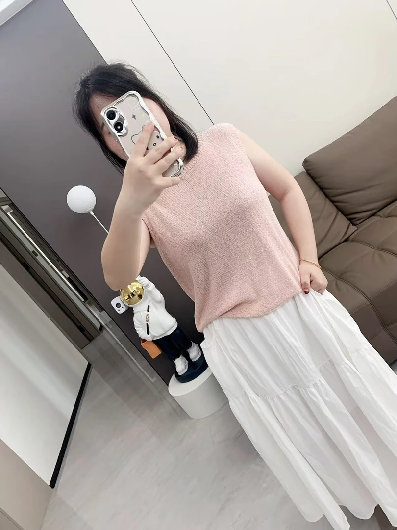 （店主实拍）吊带背心女夏外穿内搭2025新款宽松无袖针织打底上衣