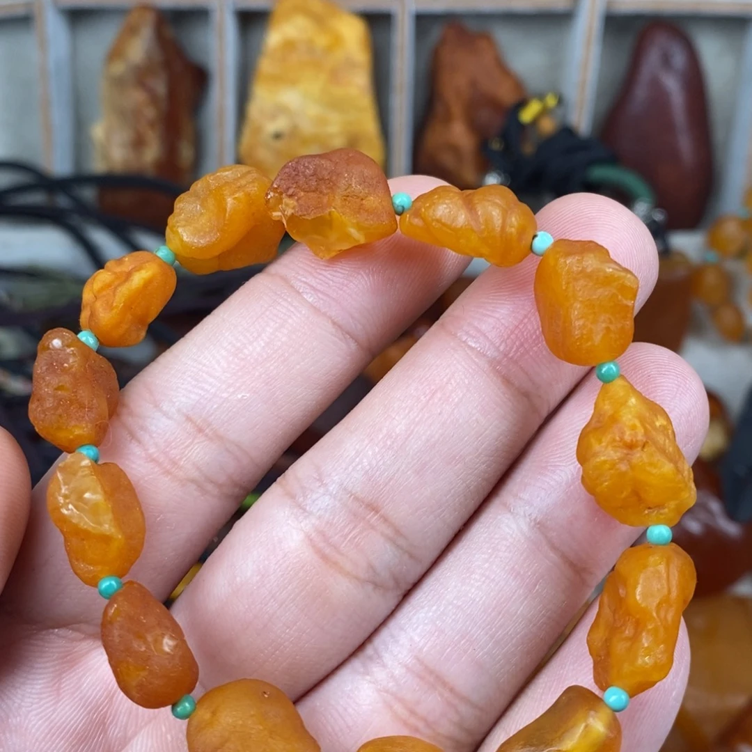 琥珀未镶嵌珠宝奇石