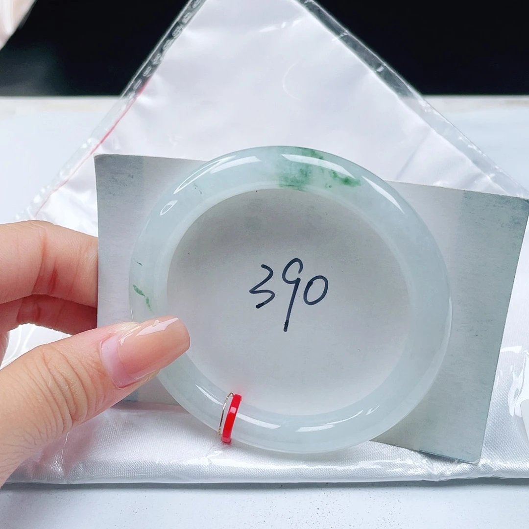 翡翠未镶嵌手镯53圆条