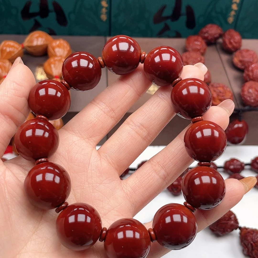 橄榄核手串用****7光珠手串