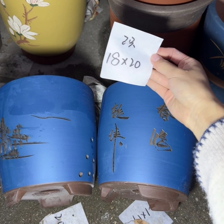 紫砂花盆特价处理