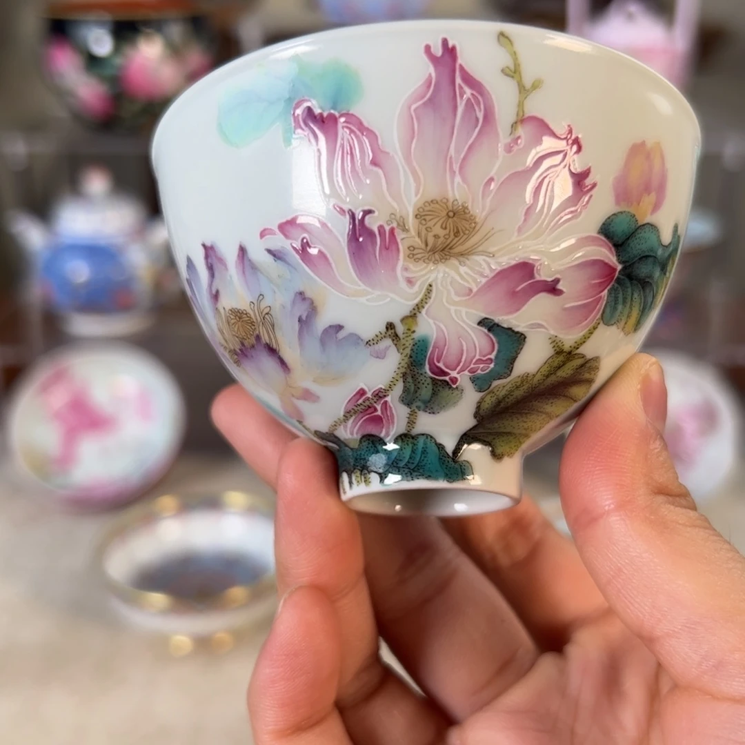 纯手工手绘 高端茶器