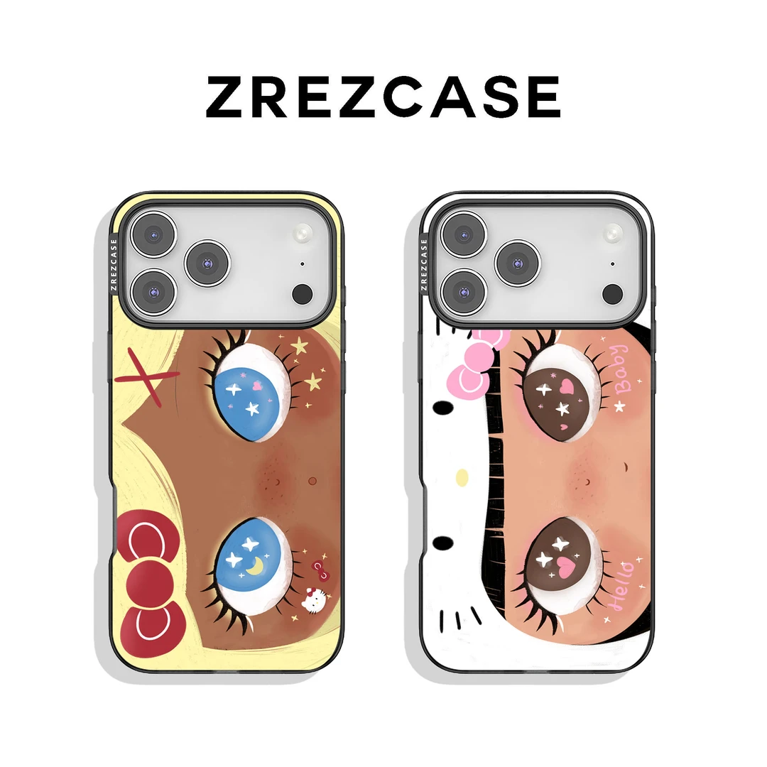 ZREZ 原创 [ KT女孩 ] 适用苹果iPhone17ProMax防摔磨砂手机壳