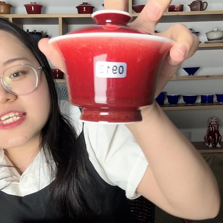 瓷片景德镇郎红陶瓷