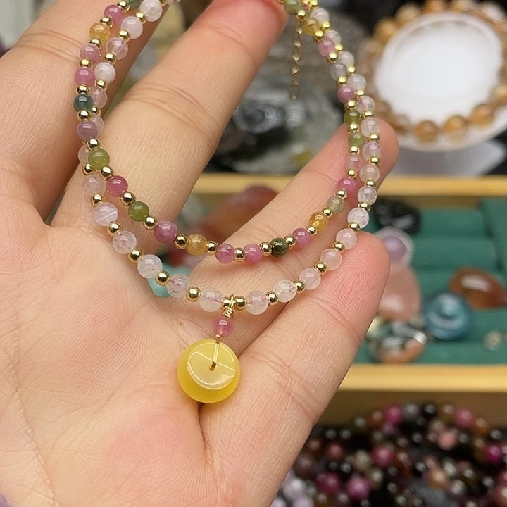 碧玺手链合金定制