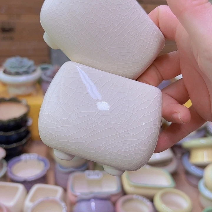 红陶陶瓷花盆当场满12包邮