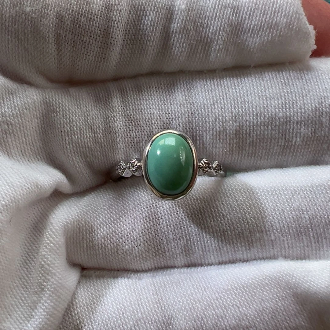 绿松石银S925镶嵌挂件