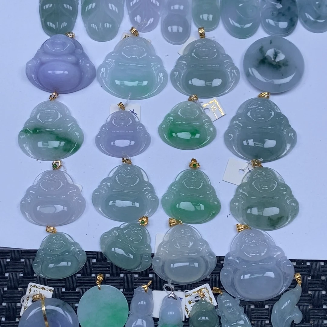 翡翠未镶嵌颈饰天然翡翠