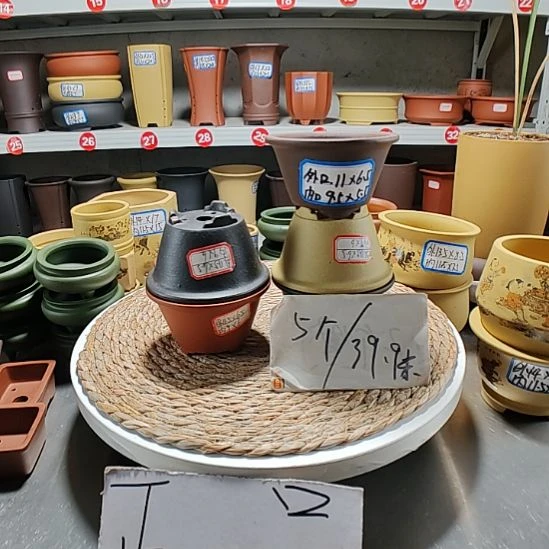 宜兴紫砂花盆32345