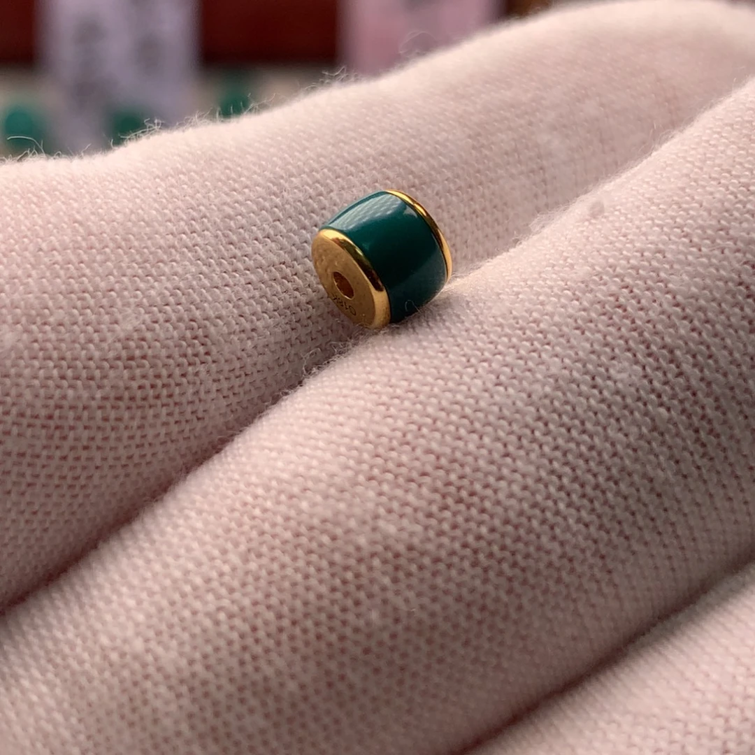 绿松石18K金镶嵌配饰