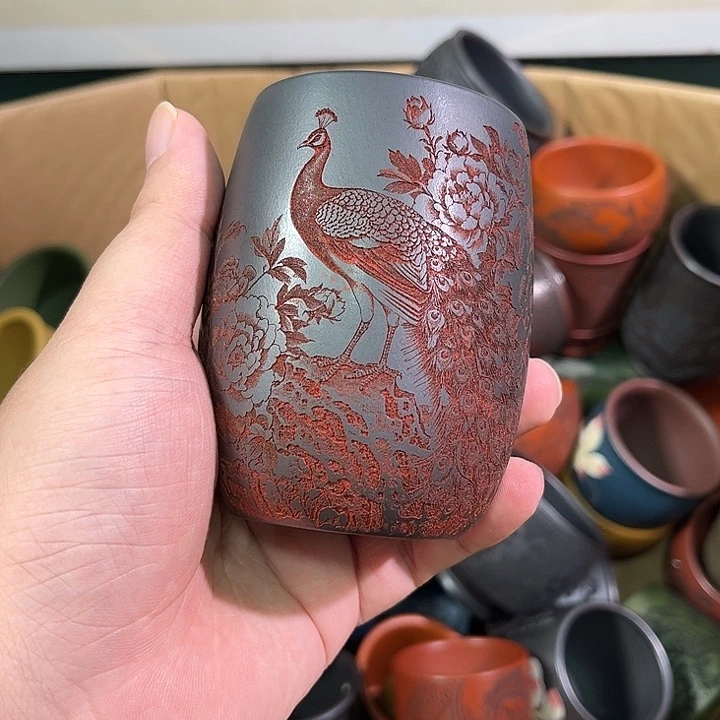 茶杯紫砂全手工紫砂主人杯