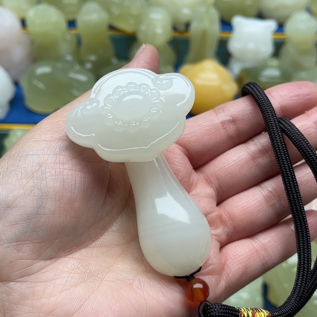 玉天然桌面小摆件