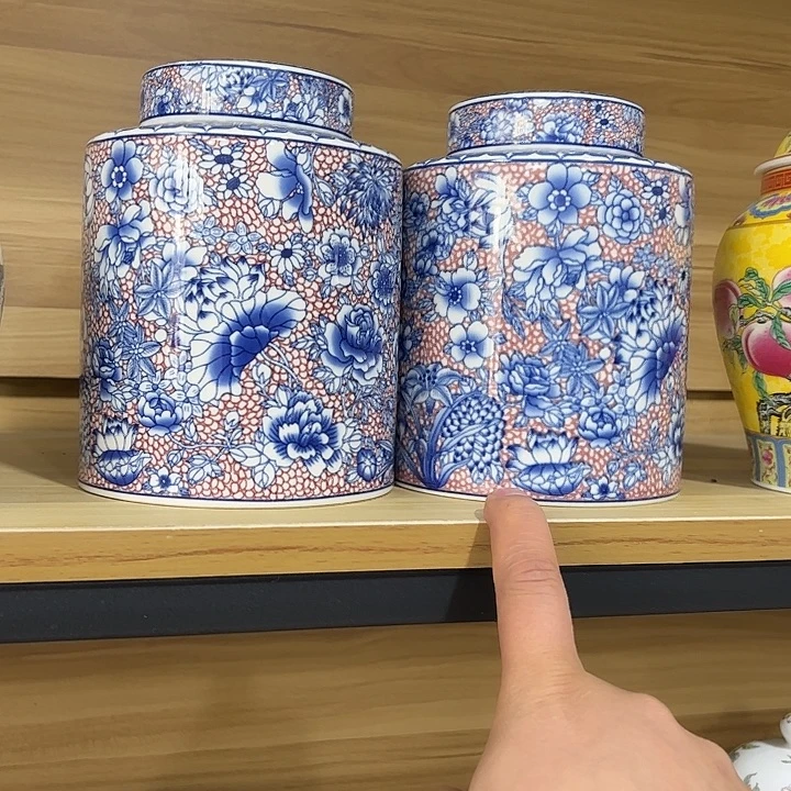 茶叶罐陶瓷家用储物罐瑕疵品介意勿拍
