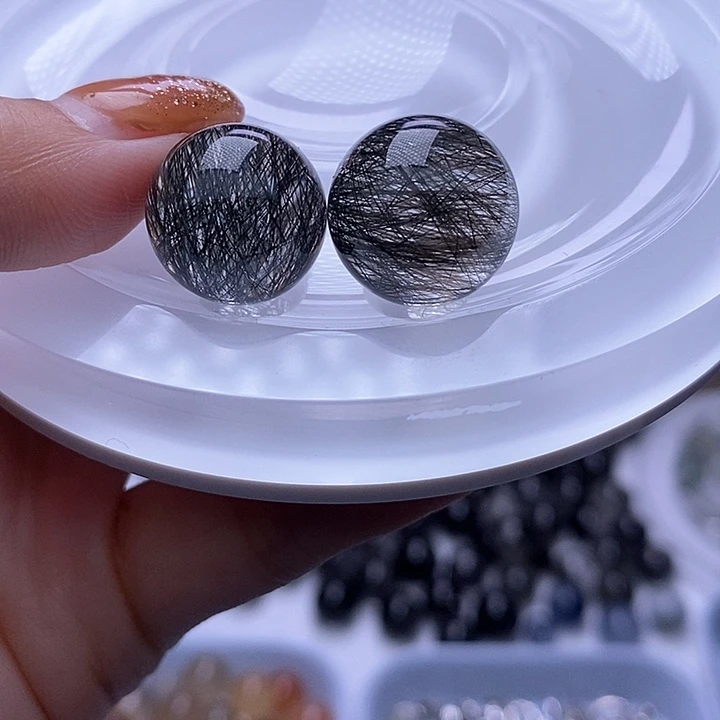 水晶天然水晶定制打孔不退不换未镶嵌