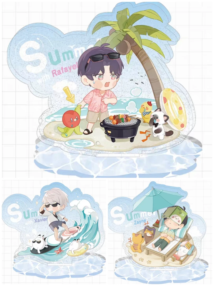 官方正版现货恋与深空积分兑换闲趣时光立牌亚克力徽章夹子