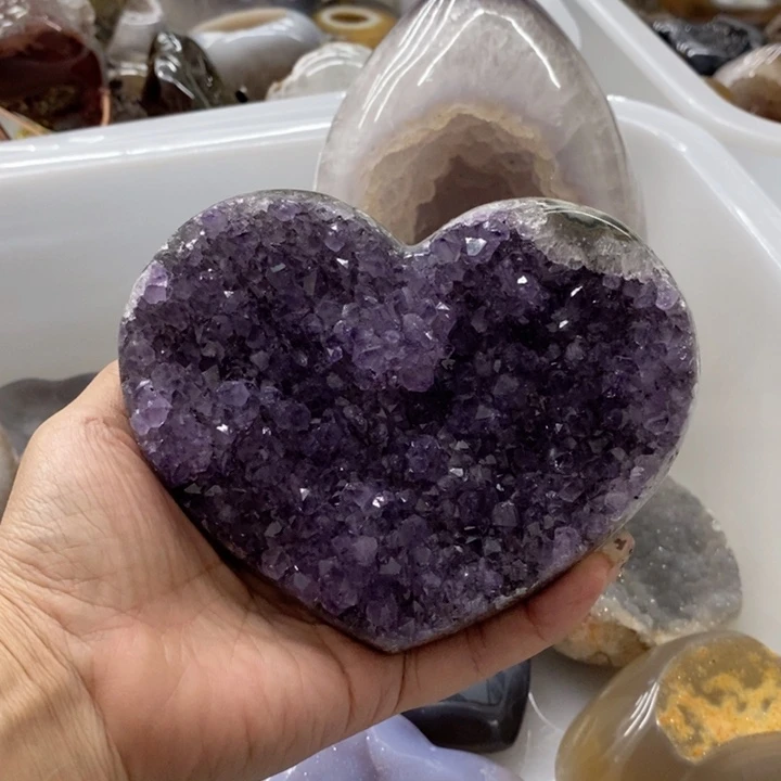 紫晶珠宝半成品未镶嵌63