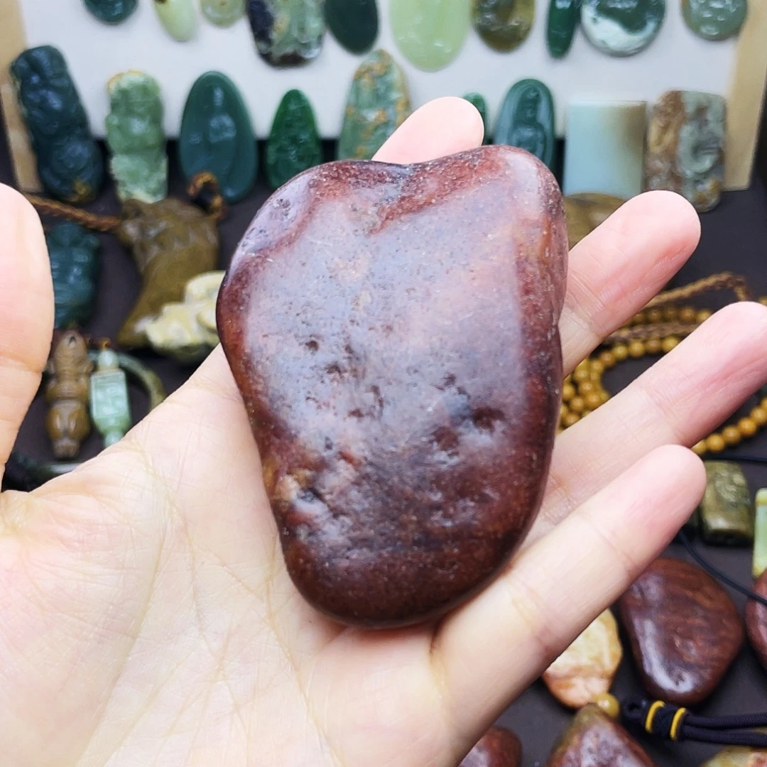 岫岩河磨玉（透闪石质玉）未镶嵌颈饰