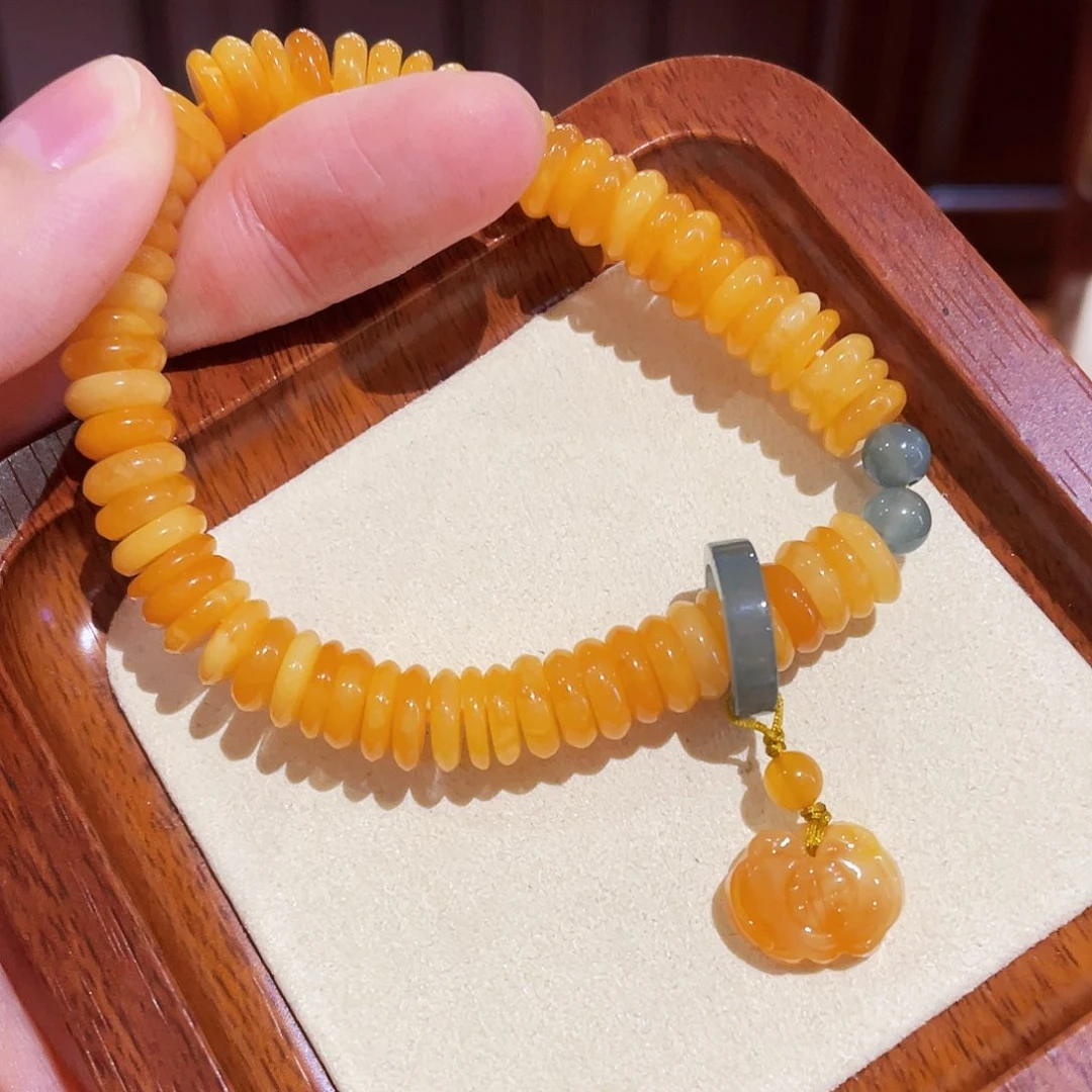 蜜蜡手链未镶嵌手串