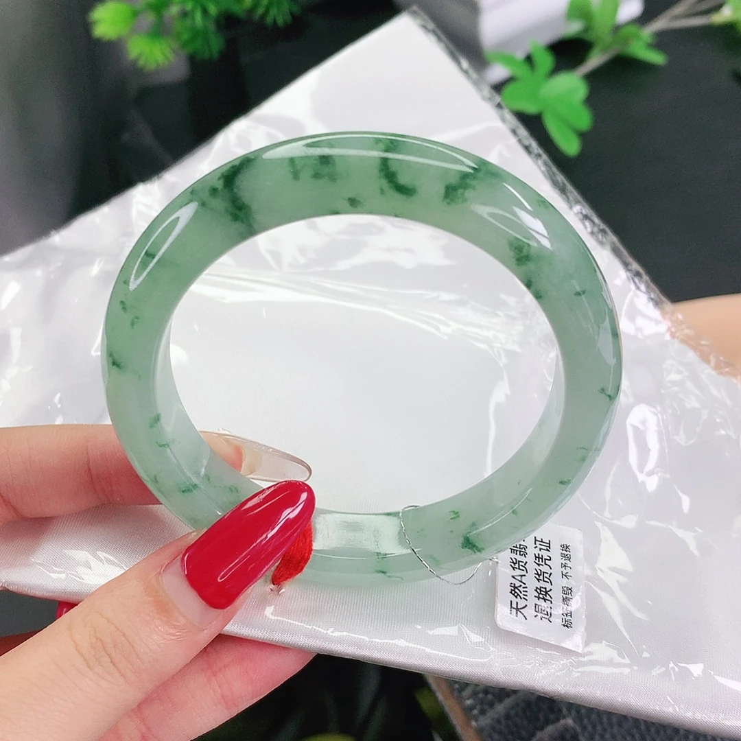 未镶嵌手镯翡翠58圈