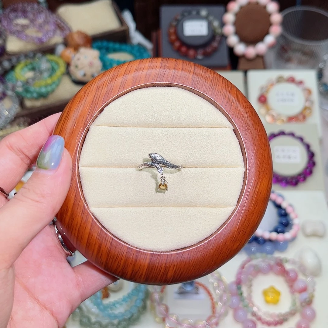 水晶手串未镶嵌P****7黄水晶