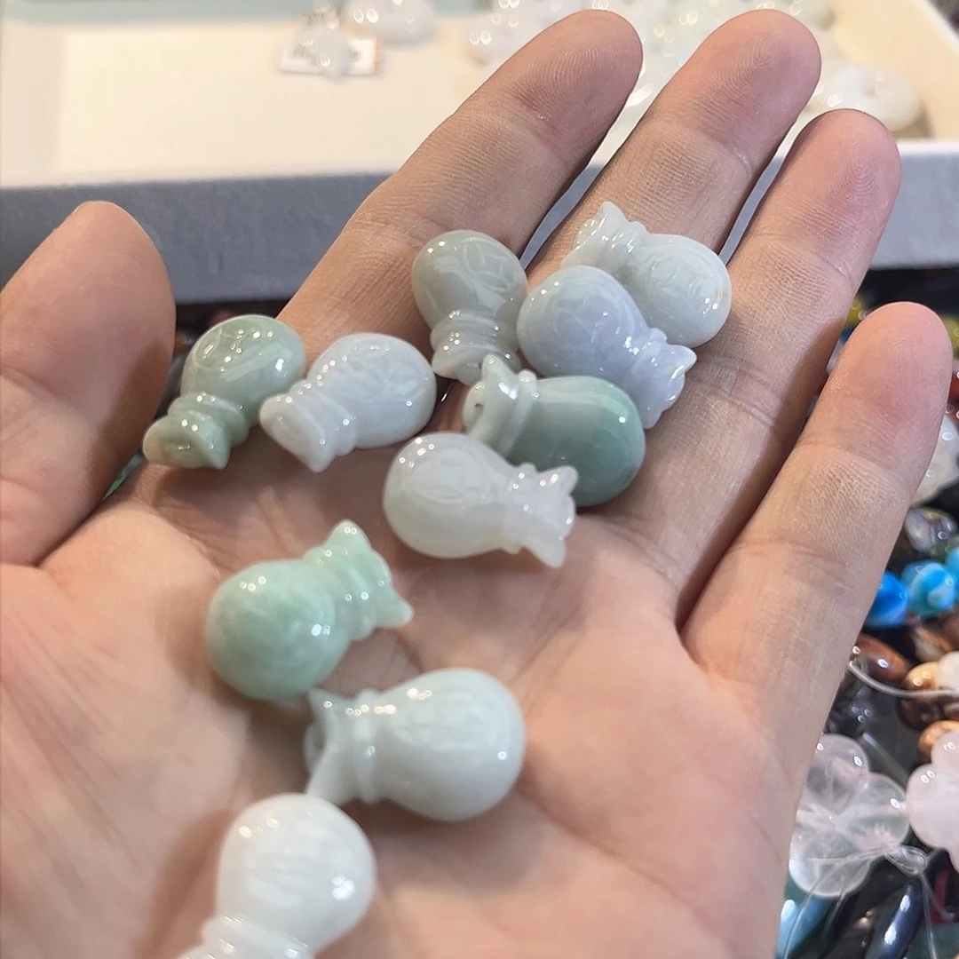玛瑙/玉髓合金珠宝半成品翡翠福袋一颗