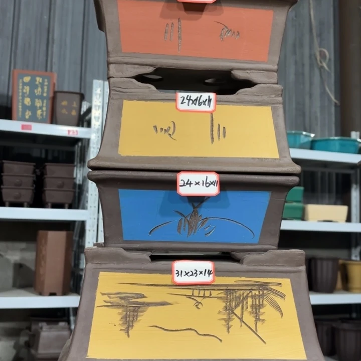 紫砂花盆           100-5