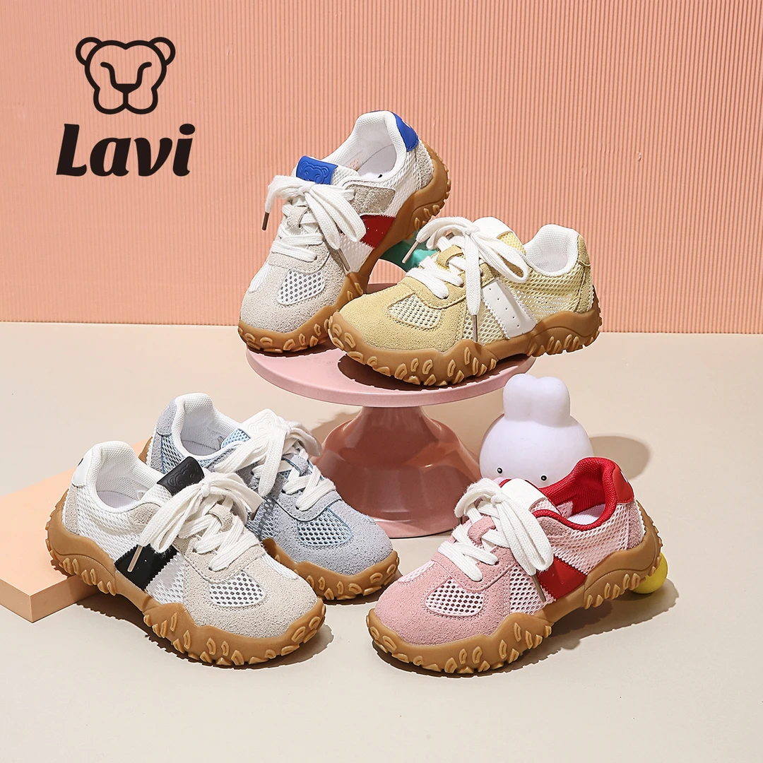 LA.VI【鹿鹿童选专属】2025新款轻便舒适夏季透气网面阿甘鞋 2759