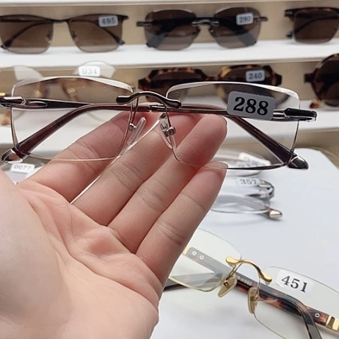 分体款天然水晶石镜