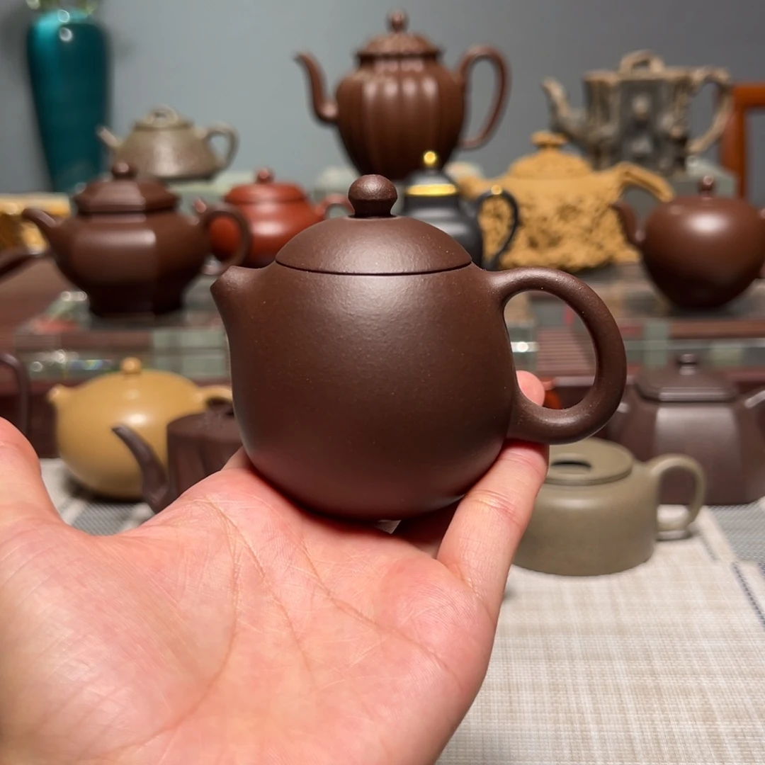 茶壶紫砂无证书清仓款龙蛋110cc