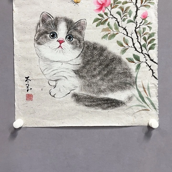 国画亲笔手绘放心去藏