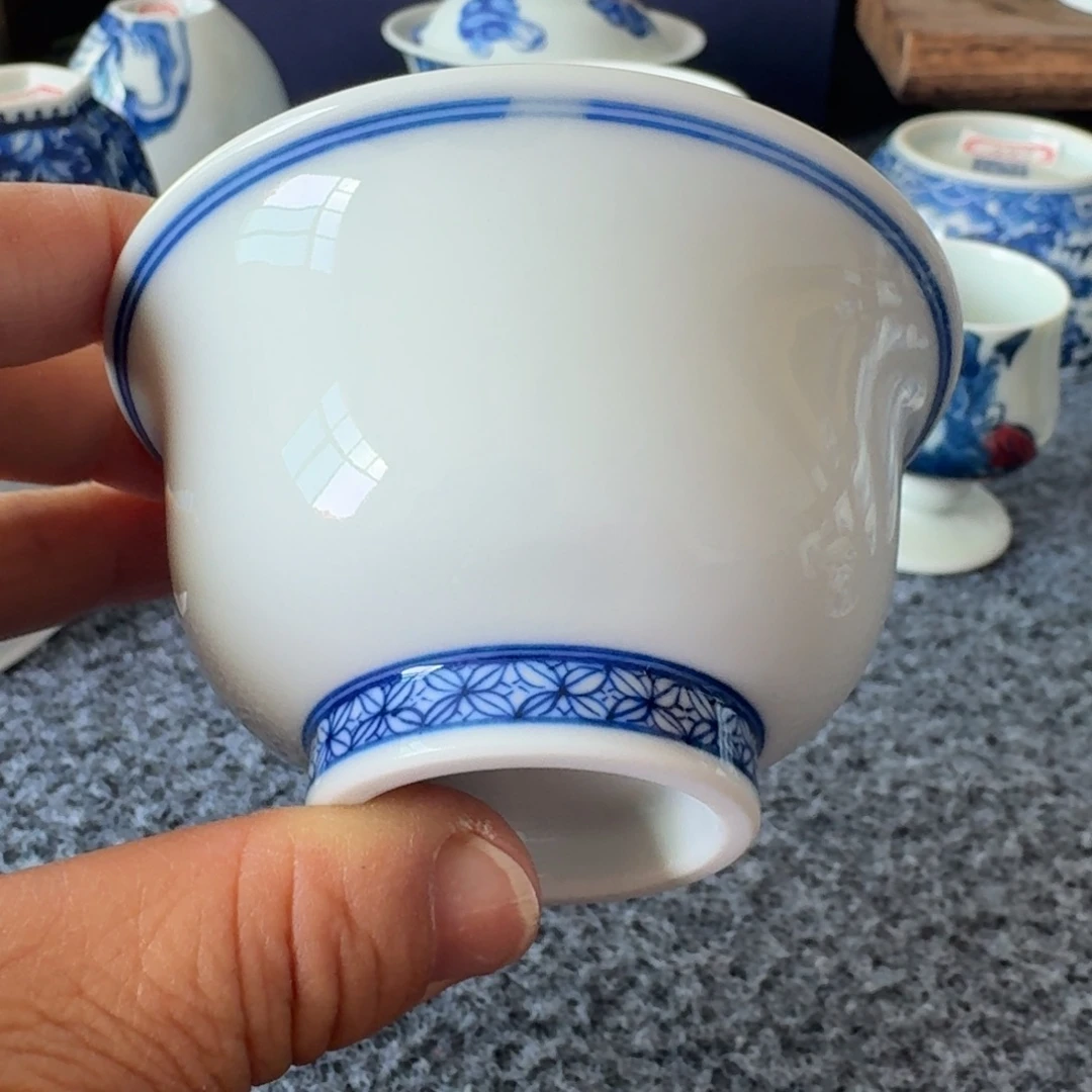 现代景德镇陶瓷手绘茶具