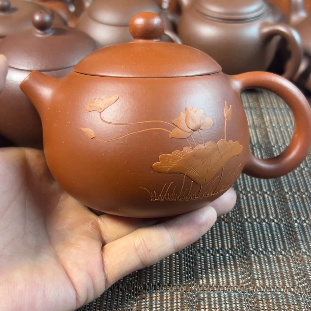 紫砂茶壶宜兴原矿紫砂壶350毫升容量