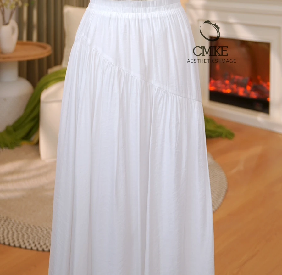 【橙蜜客】时尚百搭舒适半裙 休闲设计感裙子2551B000185