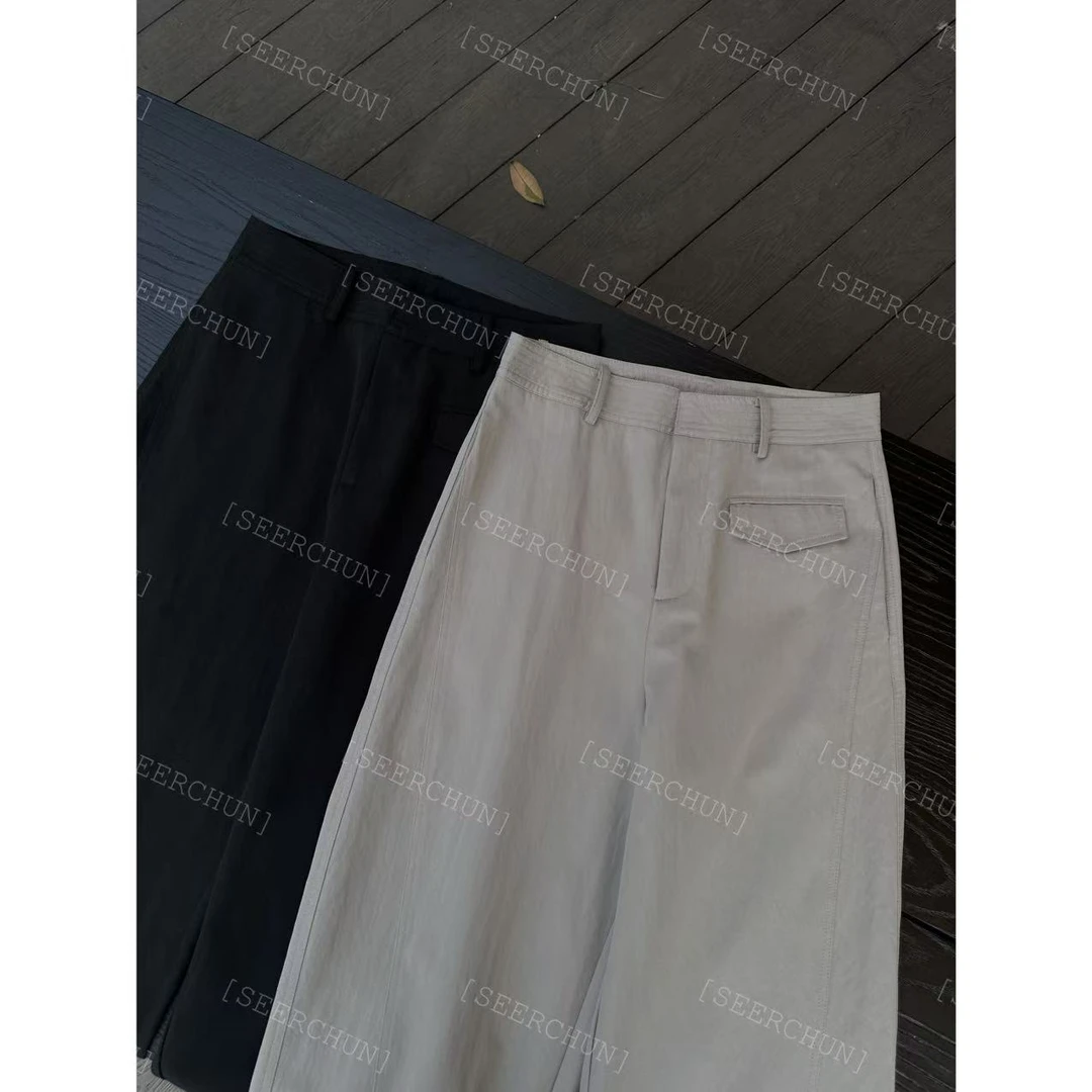 SEER CHUN高品质极简立体弯刀裤51288