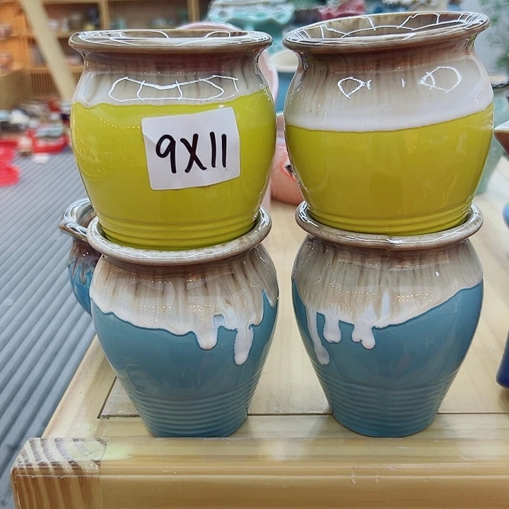有孔,满10元发货多肉陶瓷花盆