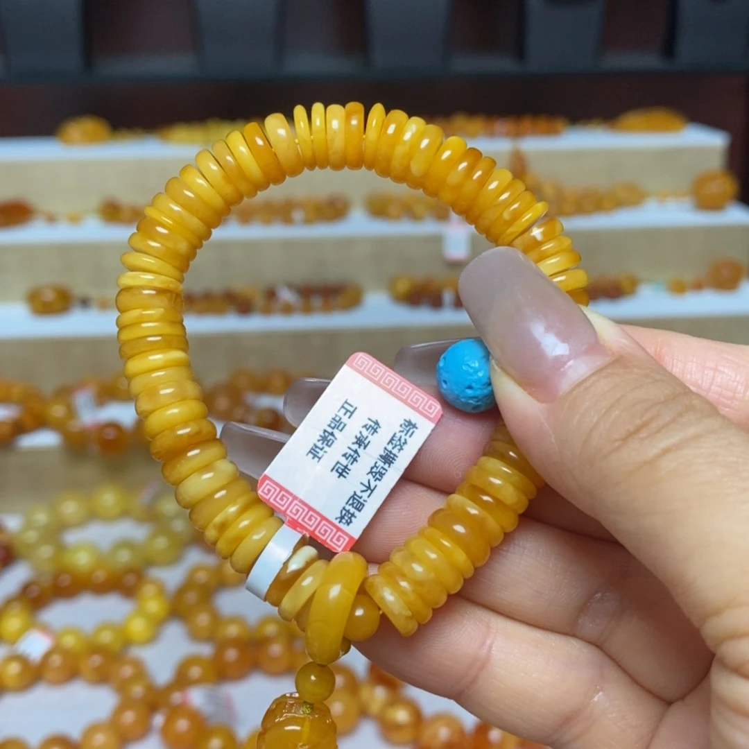 【闪购商品】未镶嵌蜜蜡手链手串