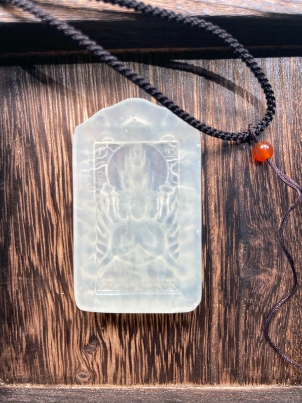 岫玉千手观音守护神 鼠的守护神 有墨