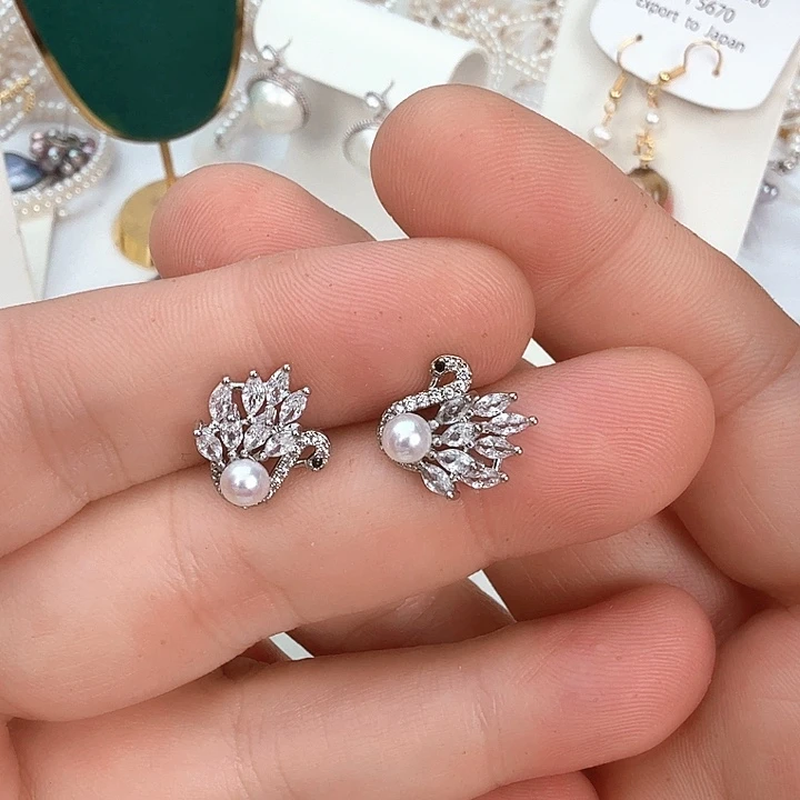 未镶嵌淡水珍珠耳饰