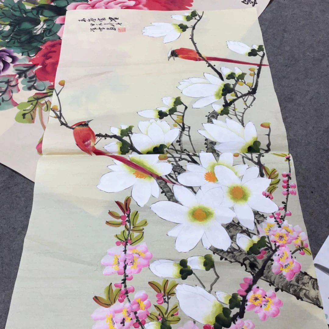 国画国画作者画心一张